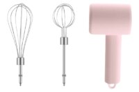 Cordless Wireless Stainless Steel Mixer with 3 Speed Electric Whisk Kitchen Tool D2RD