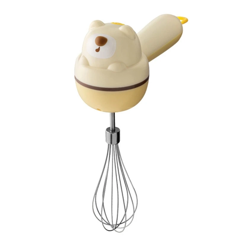 Handheld Whippers Electric Whisks Hand Mixers 3 Speed Cordless Hand Blenders Portable Baking Tool Easy to Clean D2RD