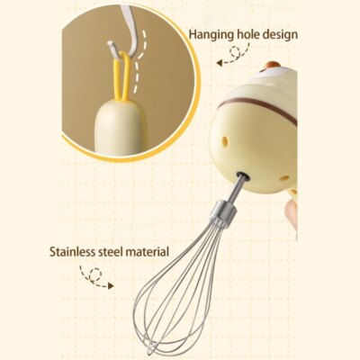 Handheld Whippers Electric Whisks Hand Mixers 3 Speed Cordless Hand Blenders Portable Baking Tool Easy to Clean D2RD - Image 3