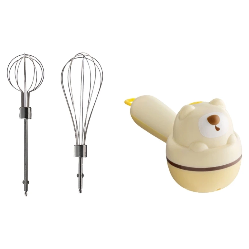 Handheld Whippers Electric Whisks Hand Mixers 3 Speed Cordless Hand Blenders Portable Baking Tool Easy to Clean D2RD