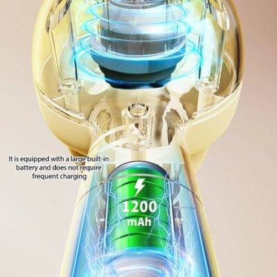 Handheld Whippers Electric Whisks Hand Mixers 3 Speed Cordless Hand Blenders Portable Baking Tool Easy to Clean D2RD - Image 4