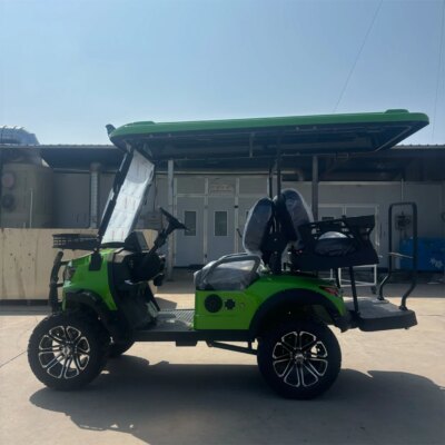 Luxurious Classic Scenic Mini Tourist Car 4-Seater Electric Golf Cart 72V Electric Shuttle Bus-Sightseeing Car - Image 6
