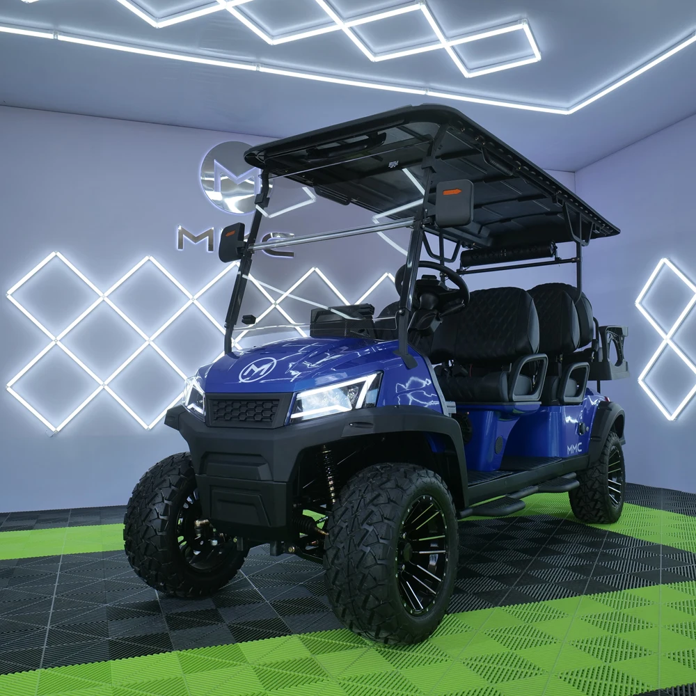 Luxurious Classic Scenic Mini Tourist Car 4-Seater Electric Golf Cart 72V Electric Shuttle Bus-Sightseeing Car