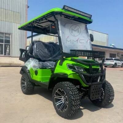 Luxurious Classic Scenic Mini Tourist Car 4-Seater Electric Golf Cart 72V Electric Shuttle Bus-Sightseeing Car - Image 3