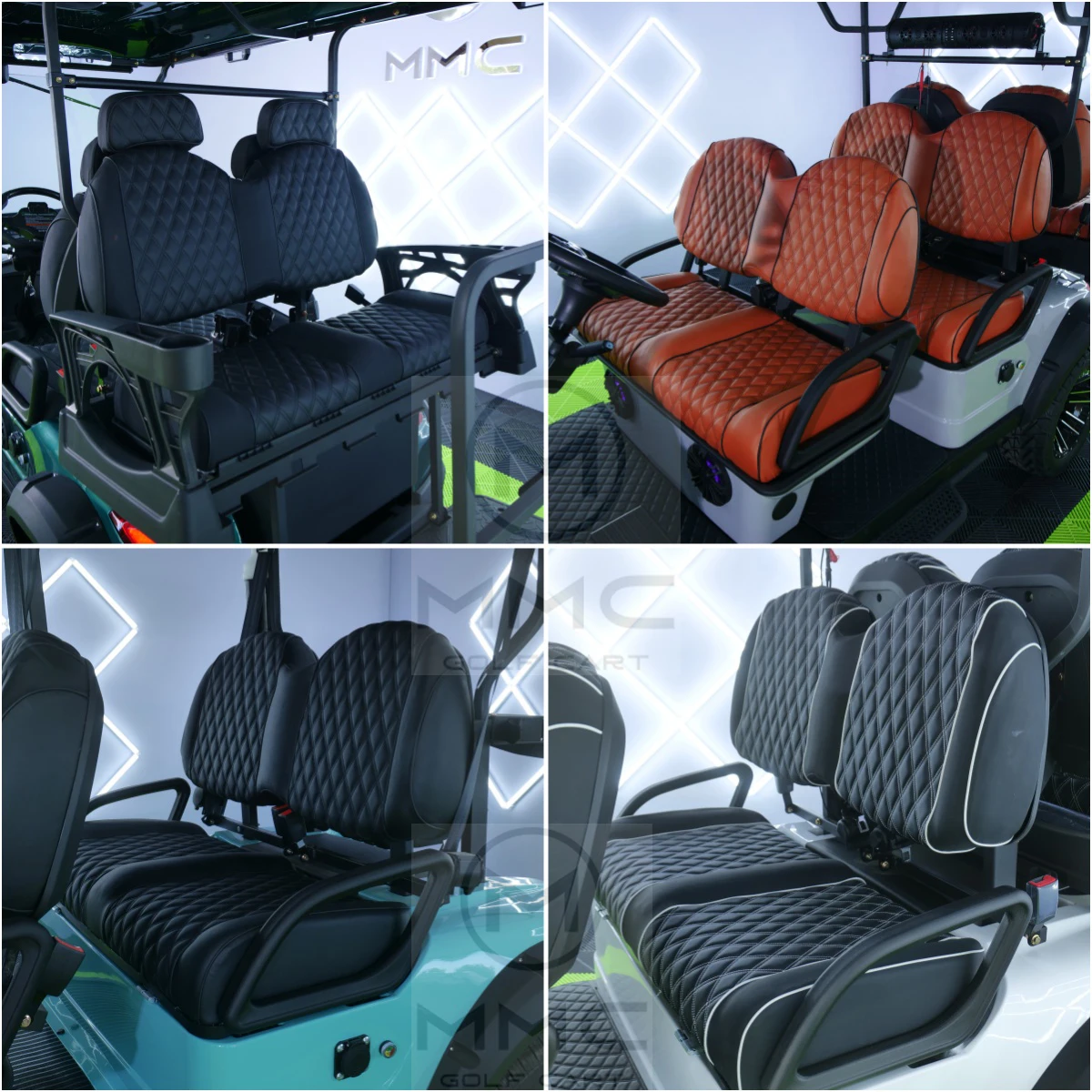 Luxurious Classic Scenic Mini Tourist Car 4-Seater Electric Golf Cart 72V Electric Shuttle Bus-Sightseeing Car
