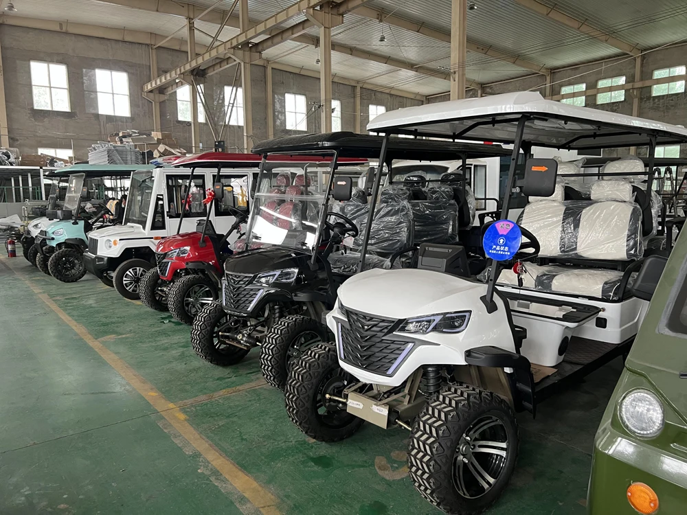 Luxurious Classic Scenic Mini Tourist Car 4-Seater Electric Golf Cart 72V Electric Shuttle Bus-Sightseeing Car