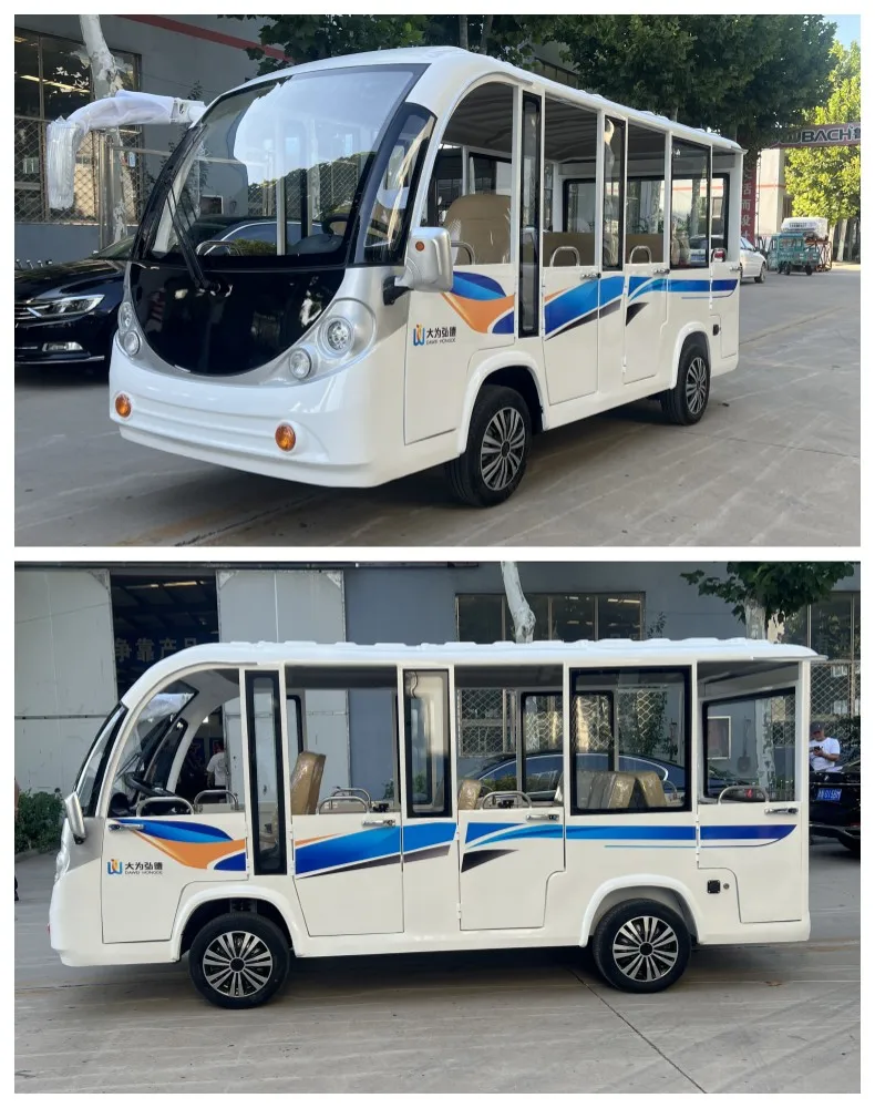 China Factory New Product 8 11 14 17 Seater Electric Minibus Wholesale City Vehicle Electric Bus For City Hotel School Shuttle