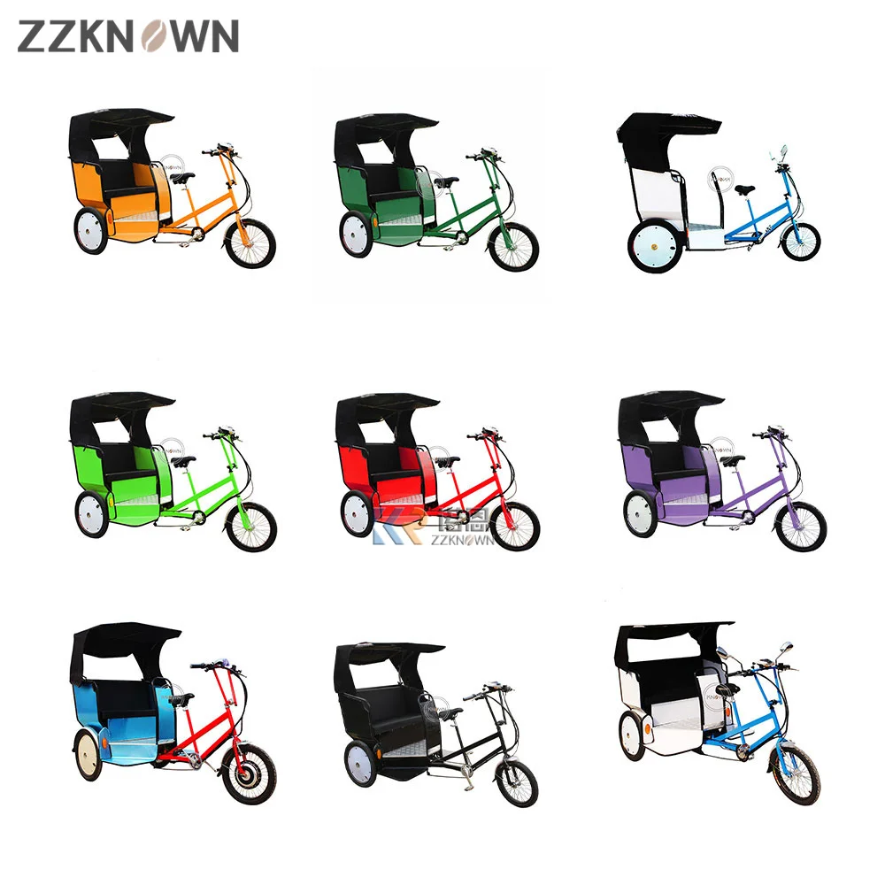 2023 T02 Pedicab Rickshaw 3 Wheel Motorized Custom Colorful Electric Pedal Taxi Bike Tricycle Price 2023 T02 Pedicab Rickshaw 3 Wheel Motorized Custom Colorful Electric Pedal Taxi Bike Tricycle Price
