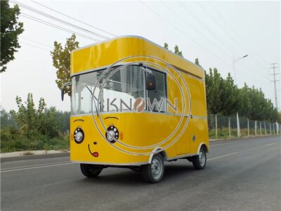 Modern Bus Food Truck Festival Mobile Kitchen Coffee Bar Bubble Tea Ice Cream Catering Cart Vintage Electric Vending Kiosk - Image 5