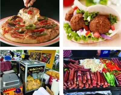 Modern Bus Food Truck Festival Mobile Kitchen Coffee Bar Bubble Tea Ice Cream Catering Cart Vintage Electric Vending Kiosk - Image 4