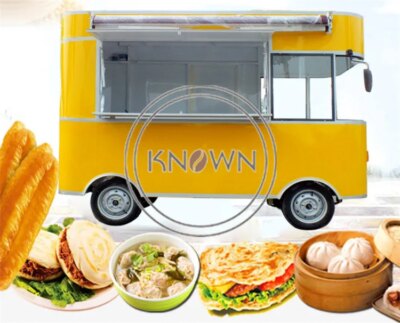 Modern Bus Food Truck Festival Mobile Kitchen Coffee Bar Bubble Tea Ice Cream Catering Cart Vintage Electric Vending Kiosk - Image 2