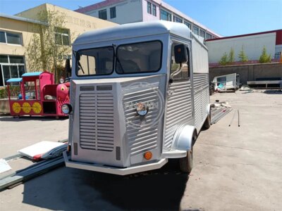 Electric Drive Concession Restaurant Coffee Vending Cart Food Bus Catering Car New Style Citroen Food Truck Trailer With Kitchen - Image 4