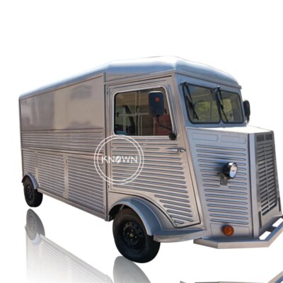 Electric Drive Concession Restaurant Coffee Vending Cart Food Bus Catering Car New Style Citroen Food Truck Trailer With Kitchen - Image 2