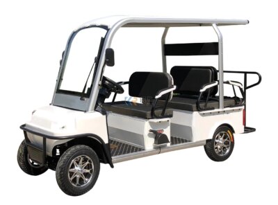 2023 Hot Seller 4 Wheels 6 Passenger Electric Golf Cart Tourist Bus Tuk Tuk Car Sightseeing Bicycle Tandem Bike - Image 3