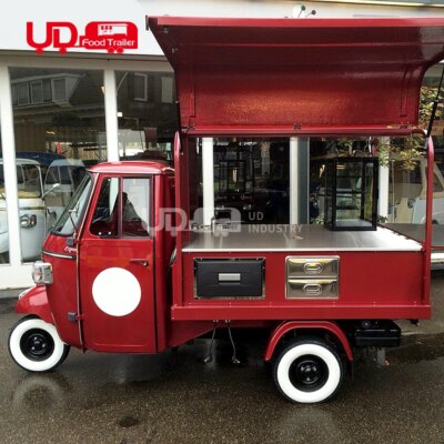 Urdream Piaggio Ape Mobile Bar Truck Party Bus Ice Cream Catering Mobile Food Truck For Wedding Mobile Bar Truck