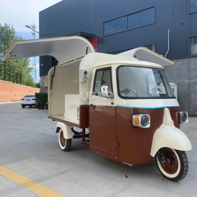 Urdream Piaggio Ape Mobile Bar Truck Party Bus Ice Cream Catering Mobile Food Truck For Wedding Mobile Bar Truck - Image 3