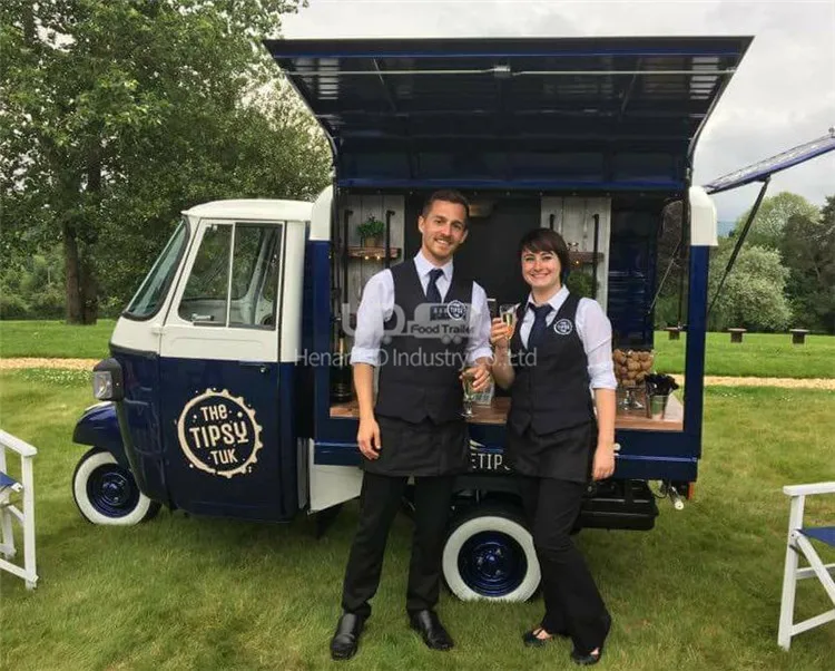 Urdream Piaggio Ape Mobile Bar Truck Party Bus Ice Cream Catering Mobile Food Truck For Wedding Mobile Bar Truck