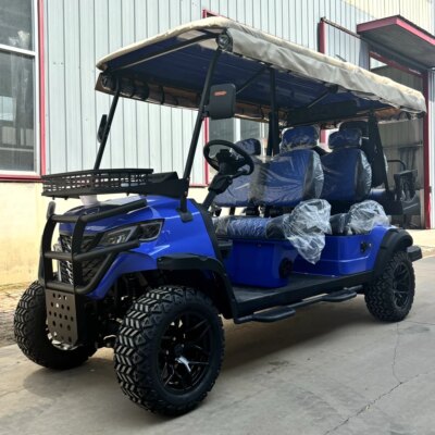 MMC Lithium Battery Lifted Golf Utility Buggy Hunting Cart 30% Climbing Capacity Off Road Tire Tourist Bus  Electric Golf Cart - Image 4