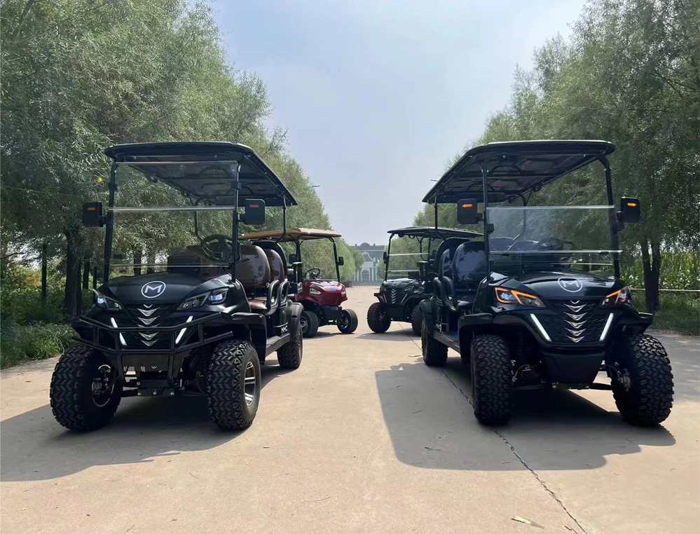 MMC Lithium Battery Lifted Golf Utility Buggy Hunting Cart 30% Climbing Capacity Off Road Tire Tourist Bus Electric Golf Cart MMC Lithium Battery Lifted Golf Utility Buggy Hunting Cart 30% Climbing Capacity Off Road Tire Tourist Bus Electric Golf Cart