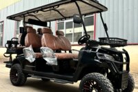 MMC Lithium Battery Lifted Golf Utility Buggy Hunting Cart 30% Climbing Capacity Off Road Tire Tourist Bus  Electric Golf Cart