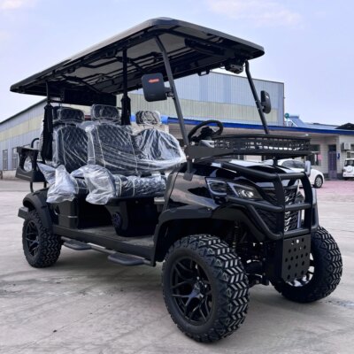 MMC Lithium Battery Lifted Golf Utility Buggy Hunting Cart 30% Climbing Capacity Off Road Tire Tourist Bus  Electric Golf Cart - Image 2