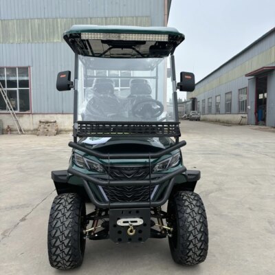 Hunting Golf Cart 2 Seats Chinese Golf Carts Tourist Bus Factory Area  Electric Golf Cart With Lithium Battery - Image 2