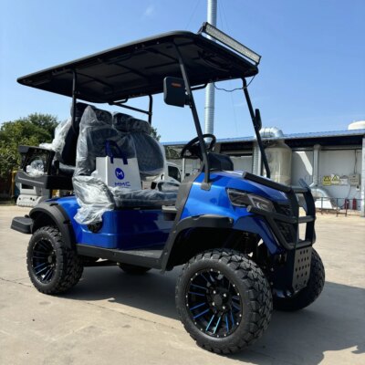 Hunting Golf Cart 2 Seats Chinese Golf Carts Tourist Bus Factory Area  Electric Golf Cart With Lithium Battery