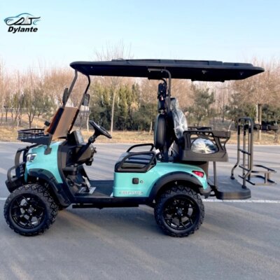 Wholesale Best New 5KW AC Motor Electric Hunting Cart Golf Cart 48/60V Lithium Club Car Practical Adult Electric Sightseeing Bus - Image 4