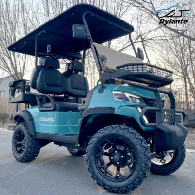 Wholesale Best New 5KW AC Motor Electric Hunting Cart Golf Cart 48/60V Lithium Club Car Practical Adult Electric Sightseeing Bus