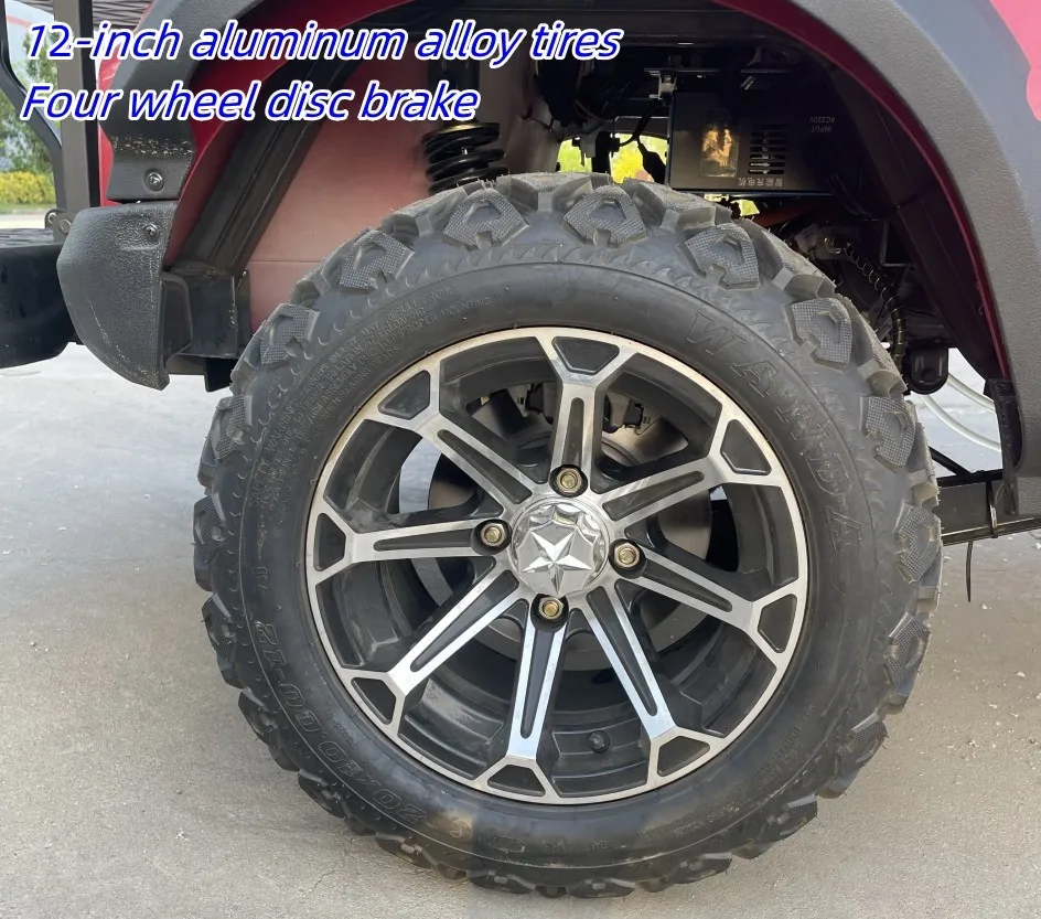 Wholesale Best New 5KW AC Motor Electric Hunting Cart Golf Cart 48/60V Lithium Club Car Practical Adult Electric Sightseeing Bus