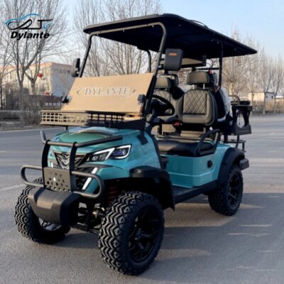 Wholesale Best New 5KW AC Motor Electric Hunting Cart Golf Cart 48/60V Lithium Club Car Practical Adult Electric Sightseeing Bus - Image 6