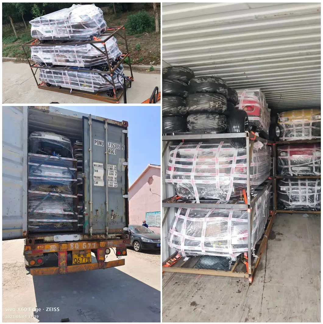 New 48V 4KW AC Motor Lifted 4 Passenger Hunter Cart Tourist Bus Basic Edition Superior Quality Electric Community Golf Carts