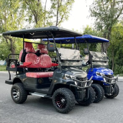 New Model Style 2/4/6 Seat Sightseeing Bus Club Cart Electric Golf Buggy Hunting Cart Custom Color Golf Buggy for Adults - Image 5