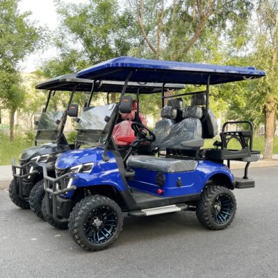 New Model Style 2/4/6 Seat Sightseeing Bus Club Cart Electric Golf Buggy Hunting Cart Custom Color Golf Buggy for Adults