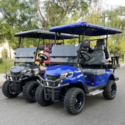New Model Style 2/4/6 Seat Sightseeing Bus Club Cart Electric Golf Buggy Hunting Cart Custom Color Golf Buggy for Adults - Image 2