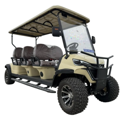 2024 New Design 2 4 6 8 Seats Electric Shuttle Bus Customized Hotel Airport Electric Car 6 Seater Golf Cart for Sale - Image 4