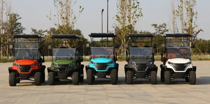 2024 New Design 2 4 6 8 Seats Electric Shuttle Bus Customized Hotel Airport Electric Car 6 Seater Golf Cart for Sale