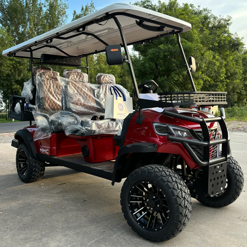Quality Mobility Scooter Club Car 2 Seats Electric Golf Buggy 5000w Motor off Road Golf Carts with Storage Box