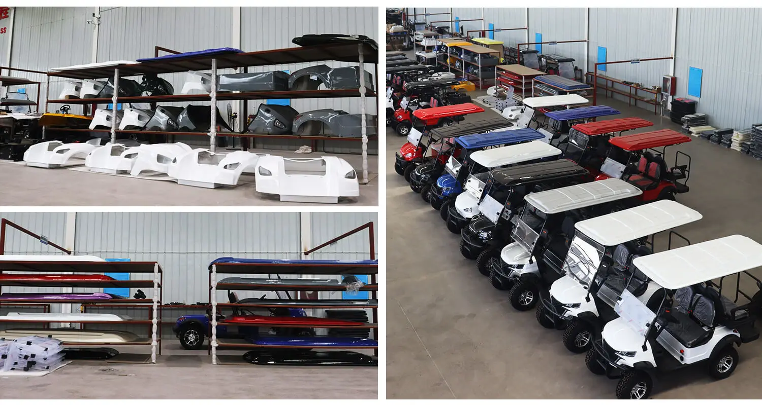 Quality Mobility Scooter Club Car 2 Seats Electric Golf Buggy 5000w Motor off Road Golf Carts with Storage Box