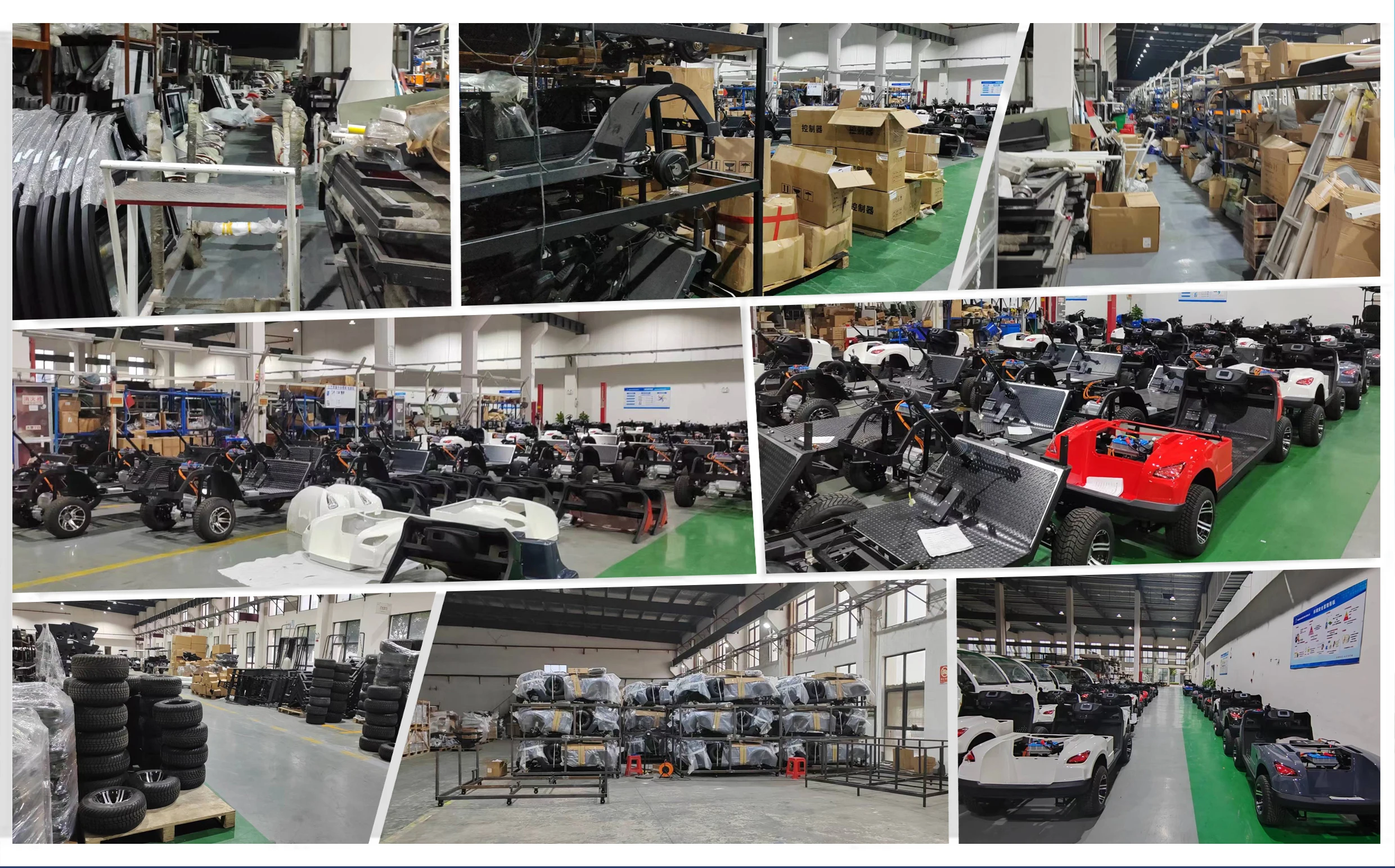 Quality Mobility Scooter Club Car 2 Seats Electric Golf Buggy 5000w Motor off Road Golf Carts with Storage Box