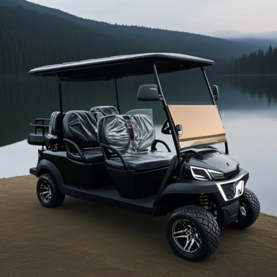 New Design 48/60/72V Golf Carts Club Car 150W Solar Panels Powered Golf Buggy 2 Rows 4 Seater 3 Rows 6 Seater Electric Golf Cart