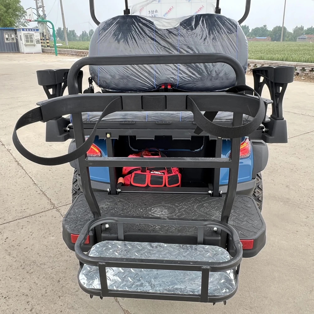 2025 Hot Selling Legal Customized Armor Paint 4 Seater Side by Side 4x4 UTV 60V 72V Lithium Battery Electric Golf Buggy Cart