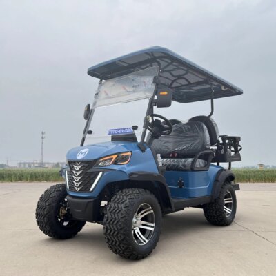 2025 Hot Selling Legal Customized Armor Paint 4 Seater Side by Side 4x4 UTV 60V 72V Lithium Battery Electric Golf Buggy Cart - Image 2