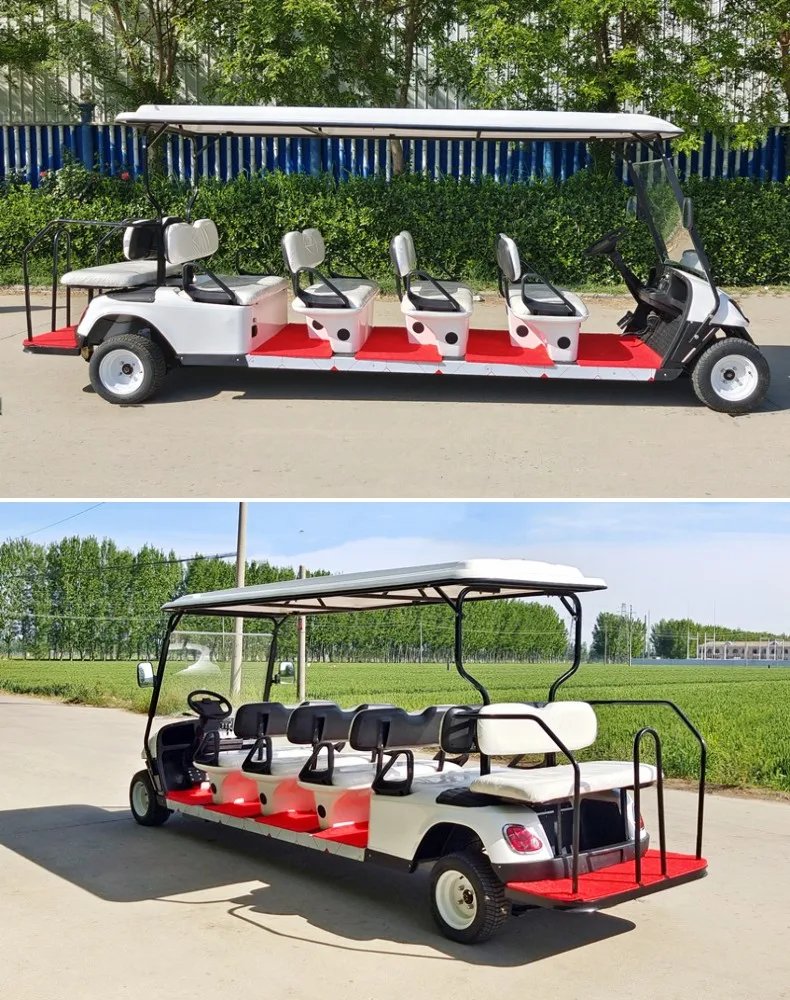 EU CE 48v 60v 72v Lithium Battery Fast Brand New Powerful 4 Wheel Club Car Golf Cart With Solar Panel