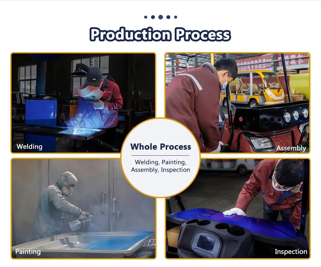 EU CE 48v 60v 72v Lithium Battery Fast Brand New Powerful 4 Wheel Club Car Golf Cart With Solar Panel