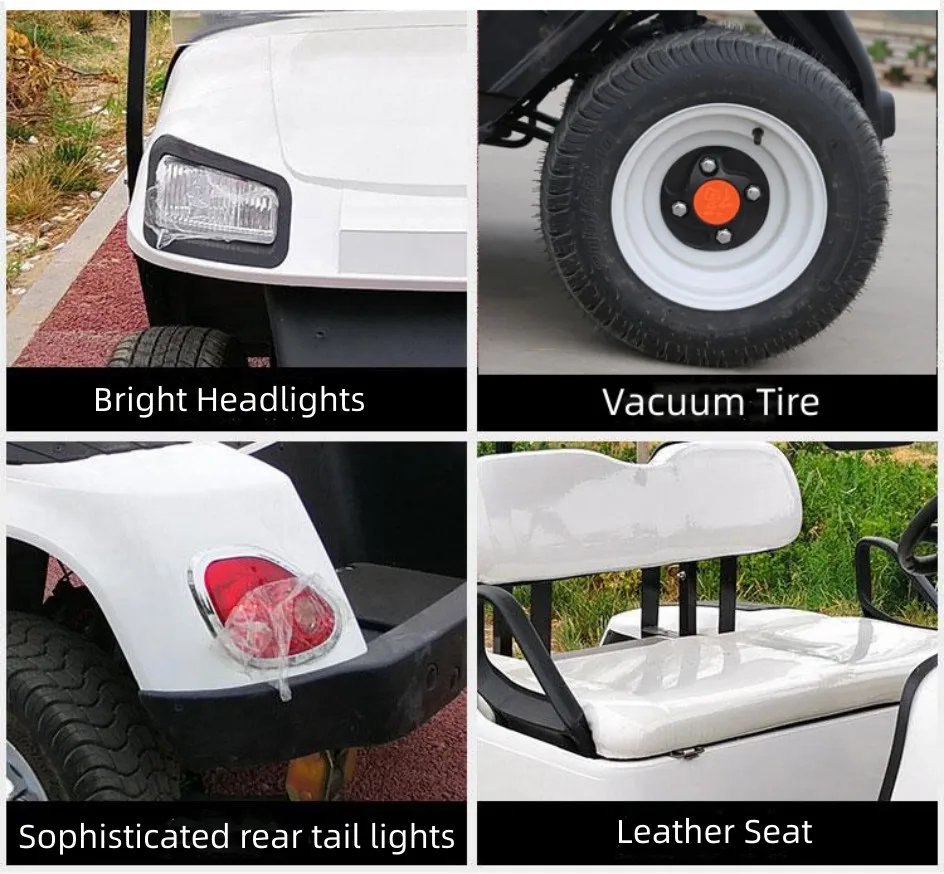 EU CE 48v 60v 72v Lithium Battery Fast Brand New Powerful 4 Wheel Club Car Golf Cart With Solar Panel