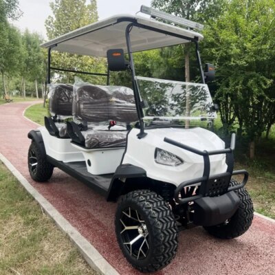 2025 New Tourist Golf Carts Four-Whee 4 Seat 48V 72V Vehicle Street Legal Electric Golf Cart 6 Seater Lithium Battery Golf Car - Image 6
