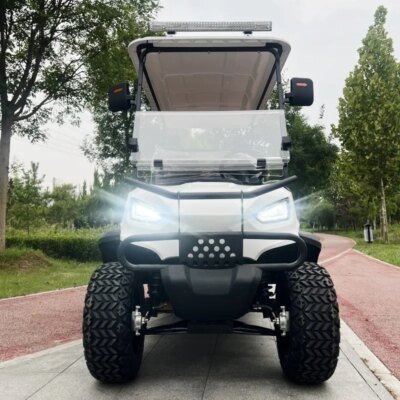 2025 New Tourist Golf Carts Four-Whee 4 Seat 48V 72V Vehicle Street Legal Electric Golf Cart 6 Seater Lithium Battery Golf Car - Image 3
