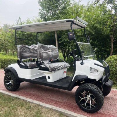 2025 New Tourist Golf Carts Four-Whee 4 Seat 48V 72V Vehicle Street Legal Electric Golf Cart 6 Seater Lithium Battery Golf Car