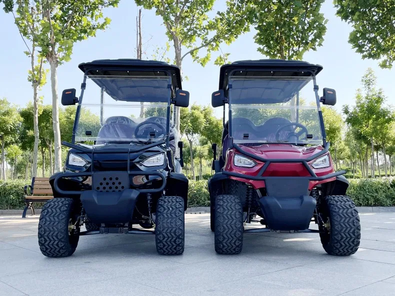 2025 New Tourist Golf Carts Four-Whee 4 Seat 48V 72V Vehicle Street Legal Electric Golf Cart 6 Seater Lithium Battery Golf Car